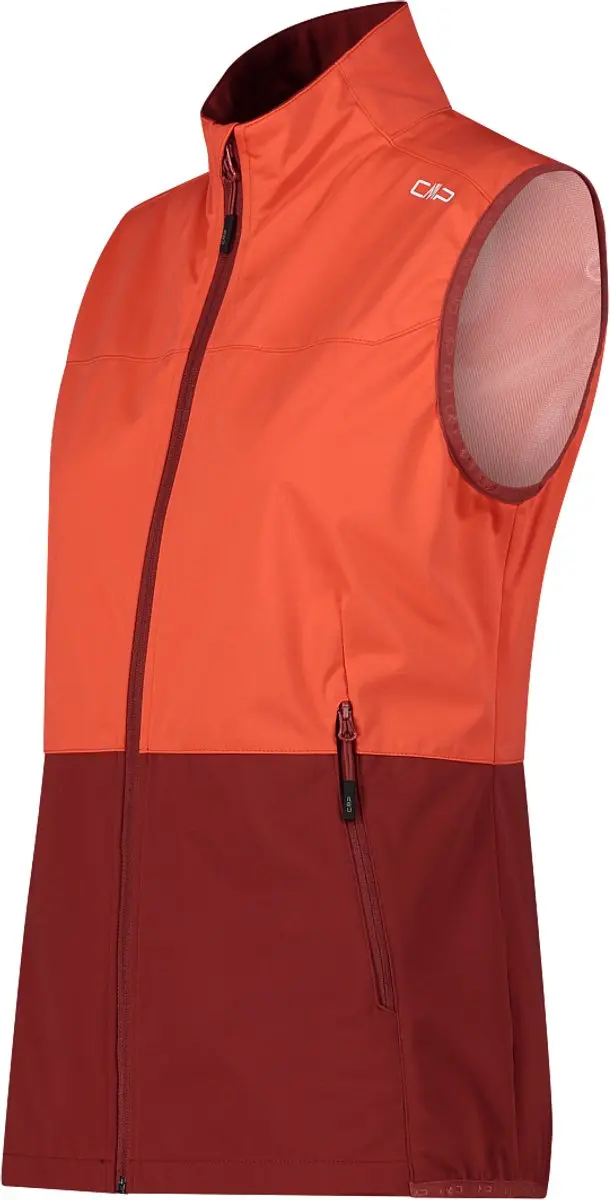 CMP Mouwloos damesjack - Rood - afbeelding 2 van 6