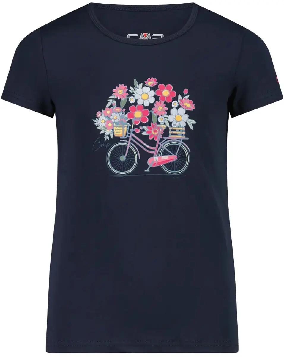 CMP Meisjes T-shirt met Bedrukt Patroon - Pioenroos - 164 - afbeelding 6 van 6