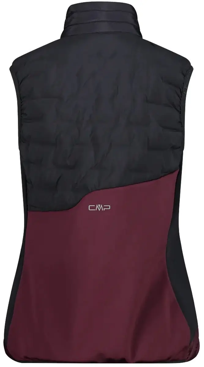 CMP Unlimitech Mouwloos Damesjack - Bordeauxrood - afbeelding 3 van 6