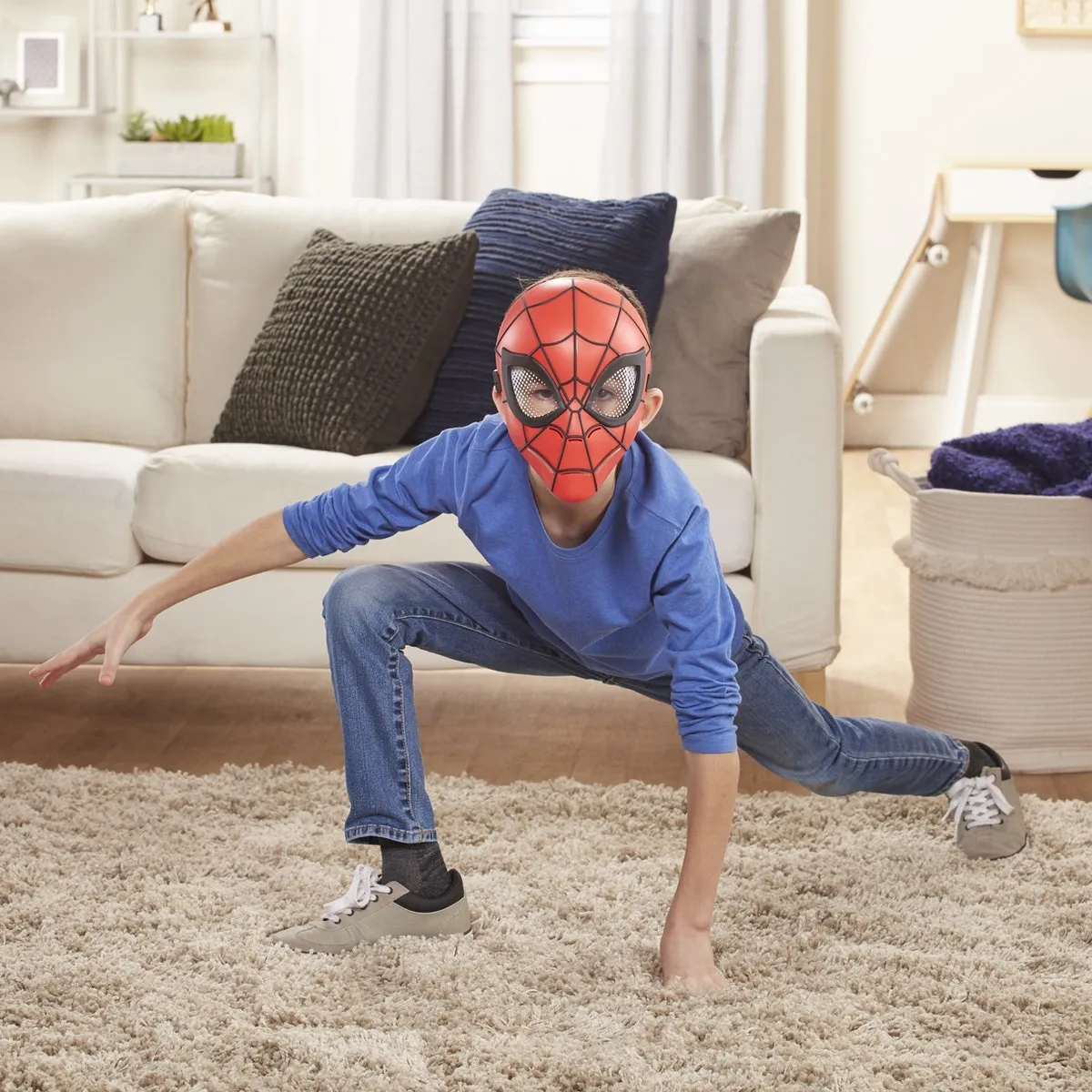 Spider-Man Masker - Rood - afbeelding 6 van 6