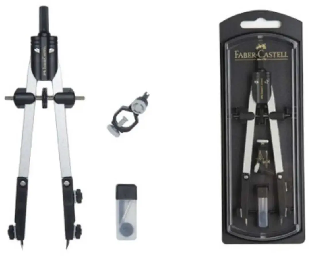 Kompas Faber-Castell 32722-8 Zwart