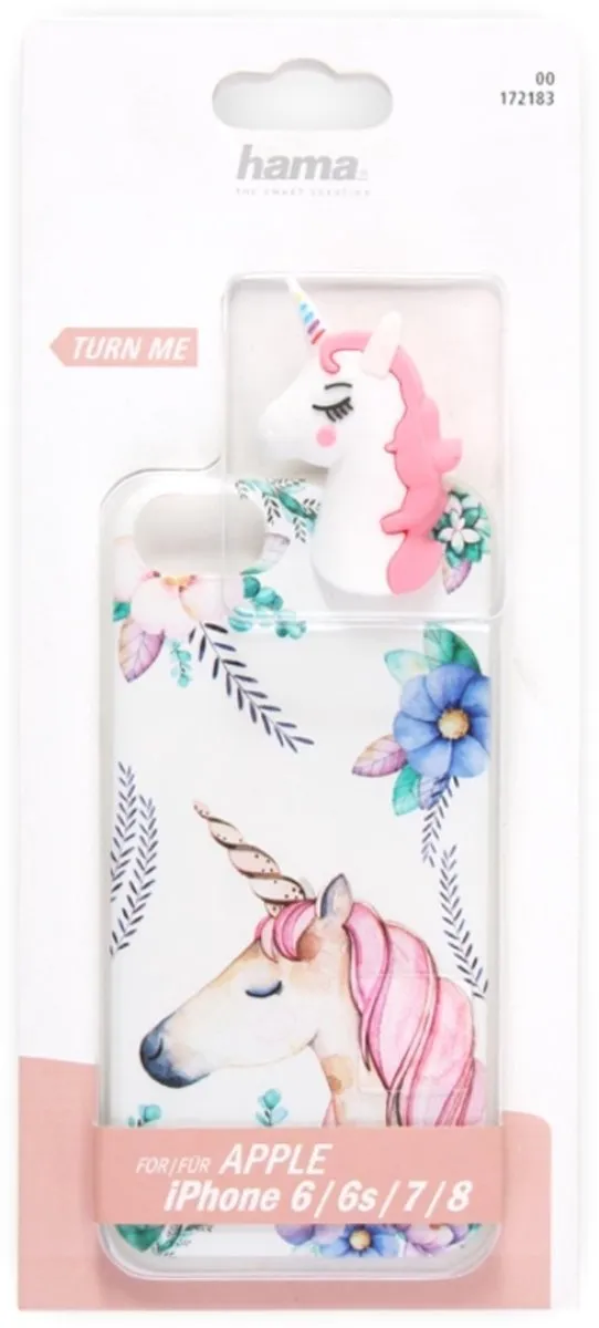 Hama Magic Unicorn Hoesje iPhone 4.7" - Meerkleurig - afbeelding 2 van 6
