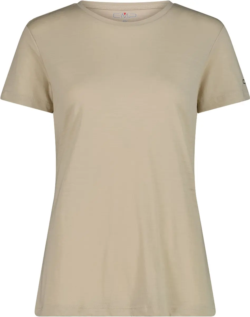 CMP Dames T-shirt met ronde hals van merinowol