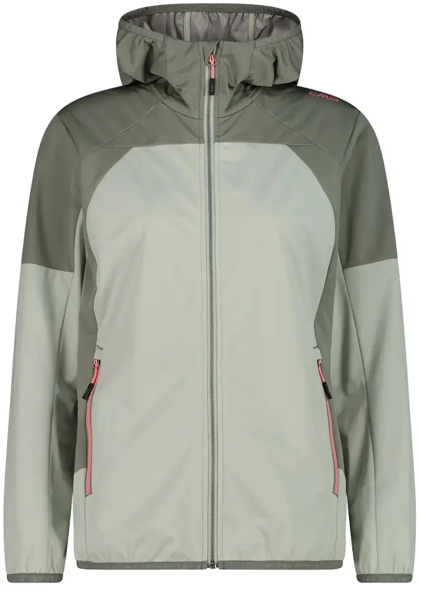 CMP Ultralichte Softshell Hoodie Dames - Pistacchio - afbeelding 5 van 6