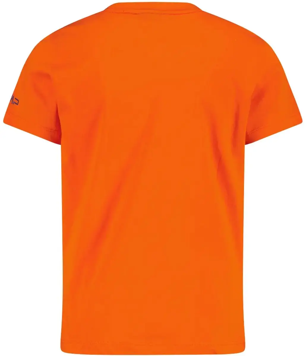 CMP T-shirt van biologisch katoen kind - 164 - Wortel - afbeelding 2 van 6