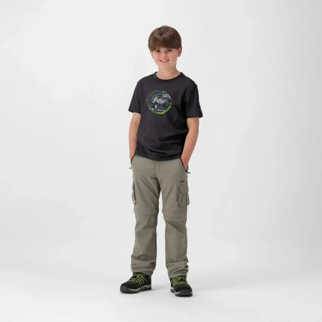 CMP T-shirt van biologisch katoen kind - 164 - Wortel - afbeelding 4 van 6