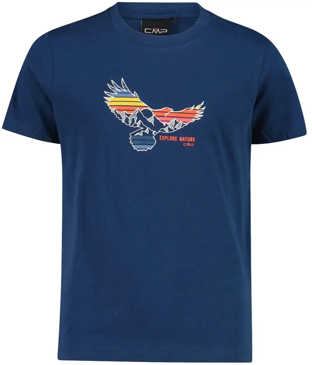 CMP T-shirt van biologisch katoen kind - 164 - Wortel - afbeelding 5 van 6