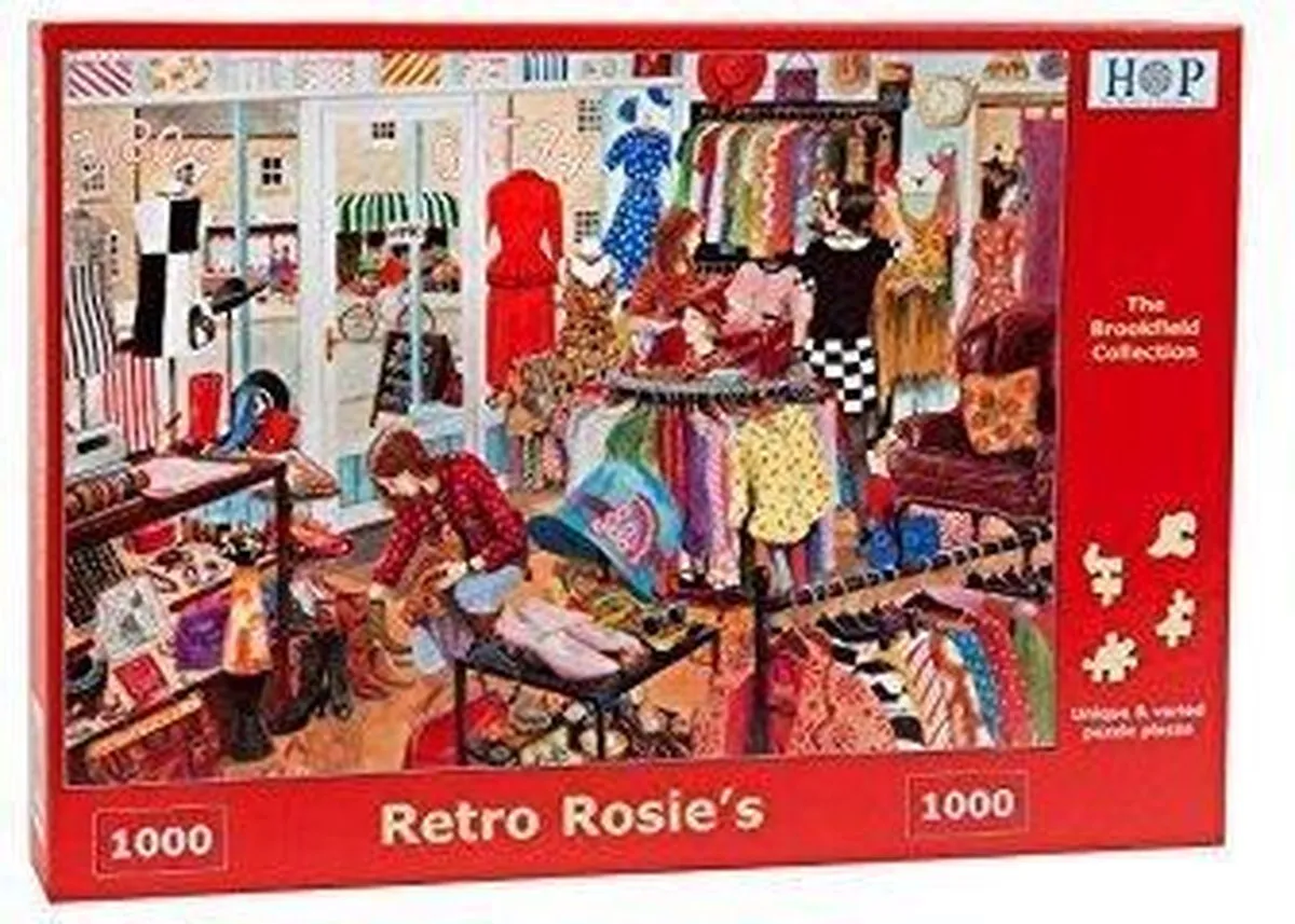 House Of Puzzles Retro Rosie's Legpuzzel 1000 Stuks - HP0377 - Multicolor