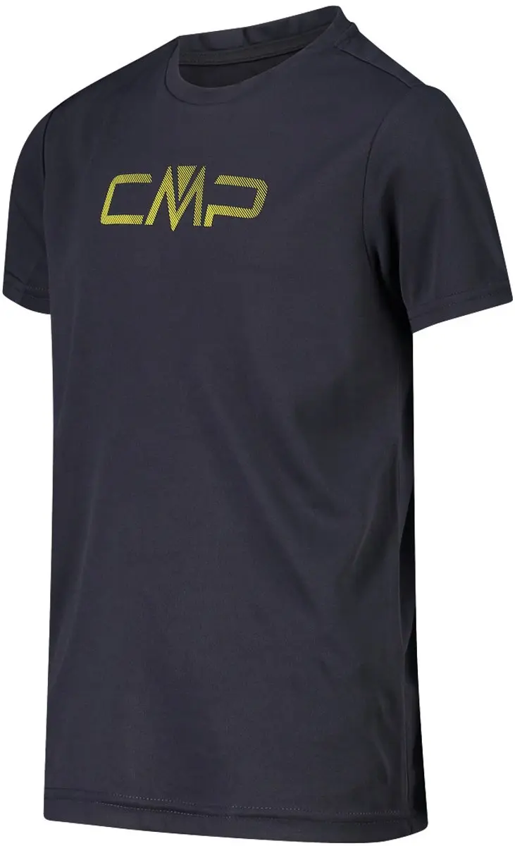 CMP Kinder T-shirt met Maxi-logo - Antraciet - afbeelding 2 van 4