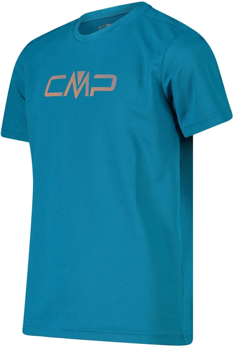 CMP Kinder T-shirt met Maxi-logo - Antraciet - afbeelding 4 van 4