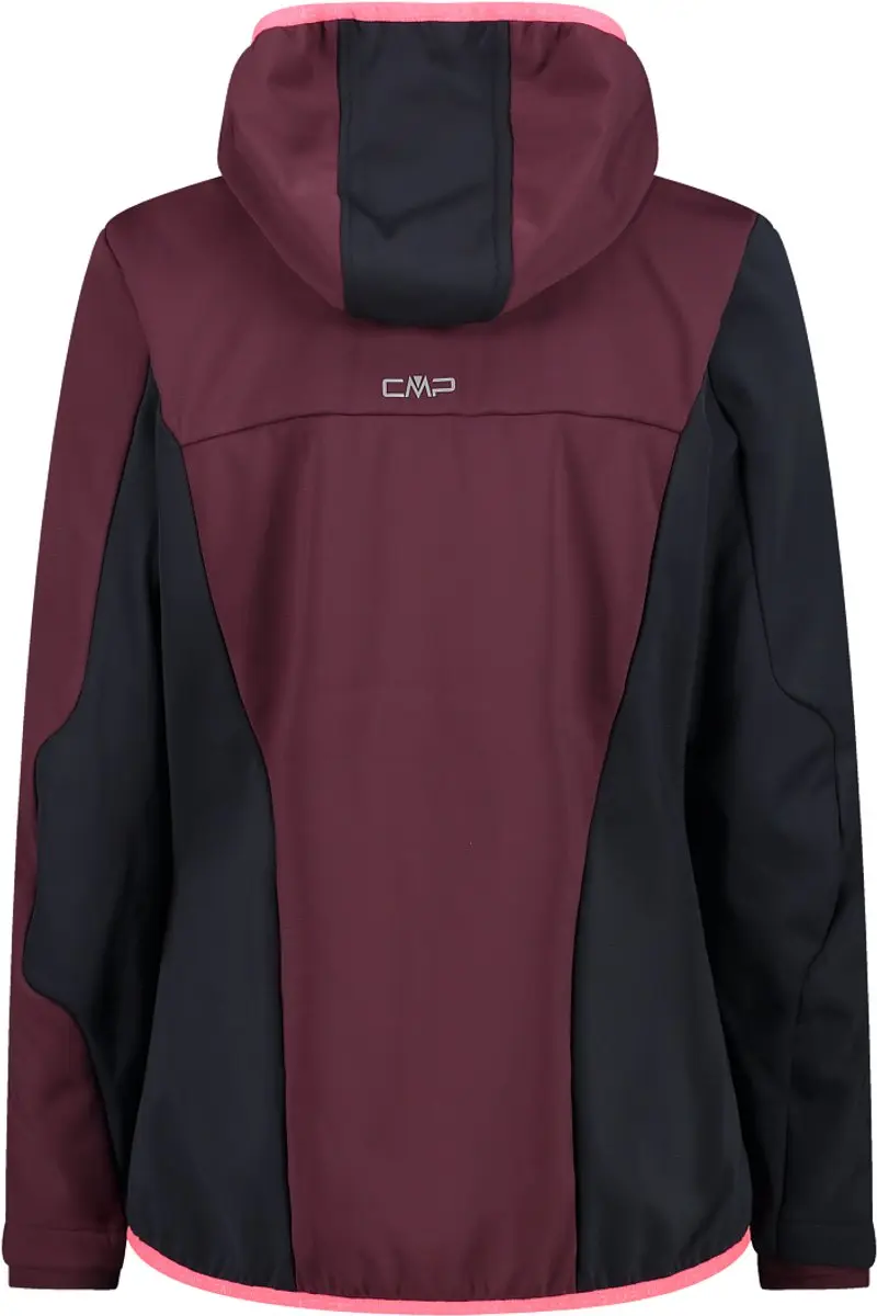 CMP Unlimitech Softshell Hoodie Dames - Blauw - afbeelding 6 van 6