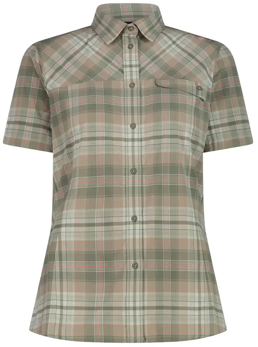CMP Vrouwelijke Geruite Blouse - Apple/Bianco - afbeelding 5 van 6