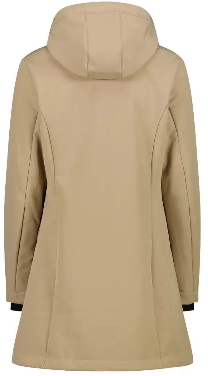 CMP Dames Parka met Vaste Capuchon - Cookie - afbeelding 2 van 6