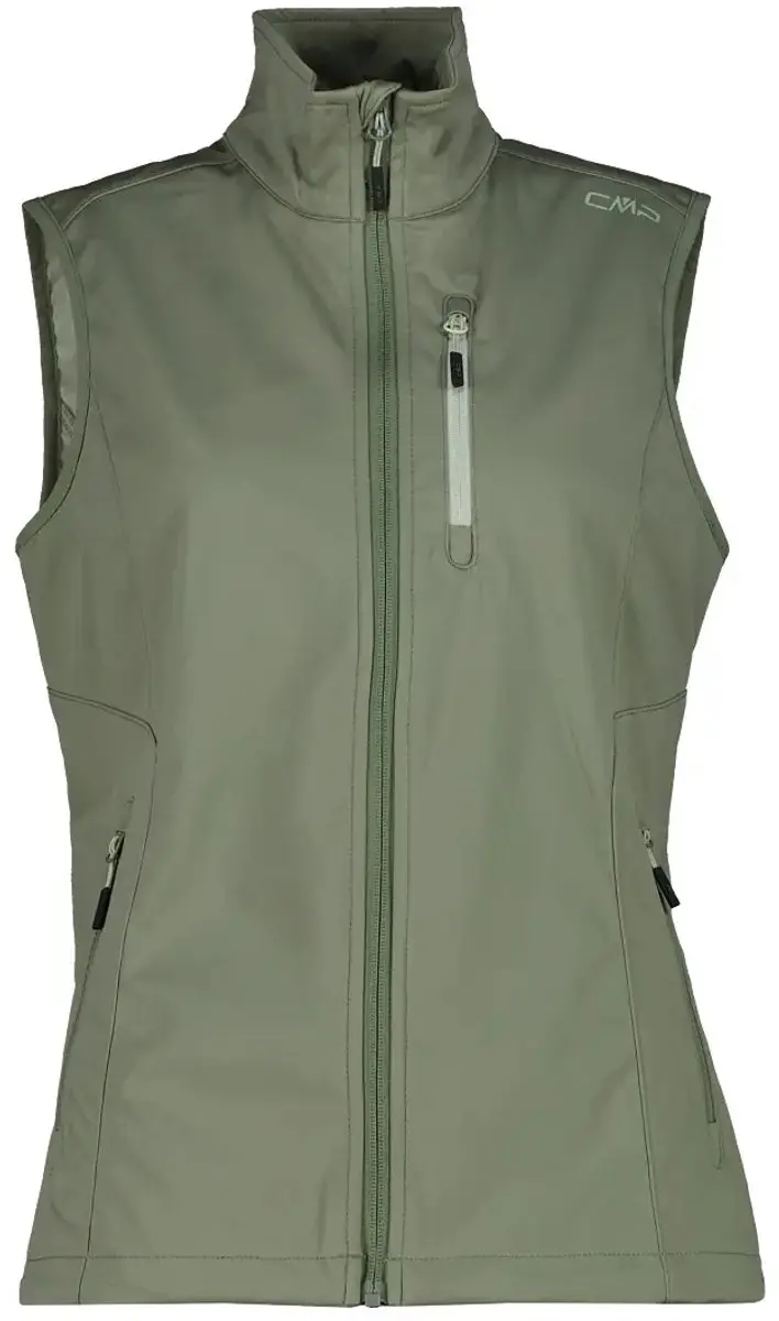 CMP Lichte Mouwloze Vest Dames - Beige - 4XL - afbeelding 3 van 6