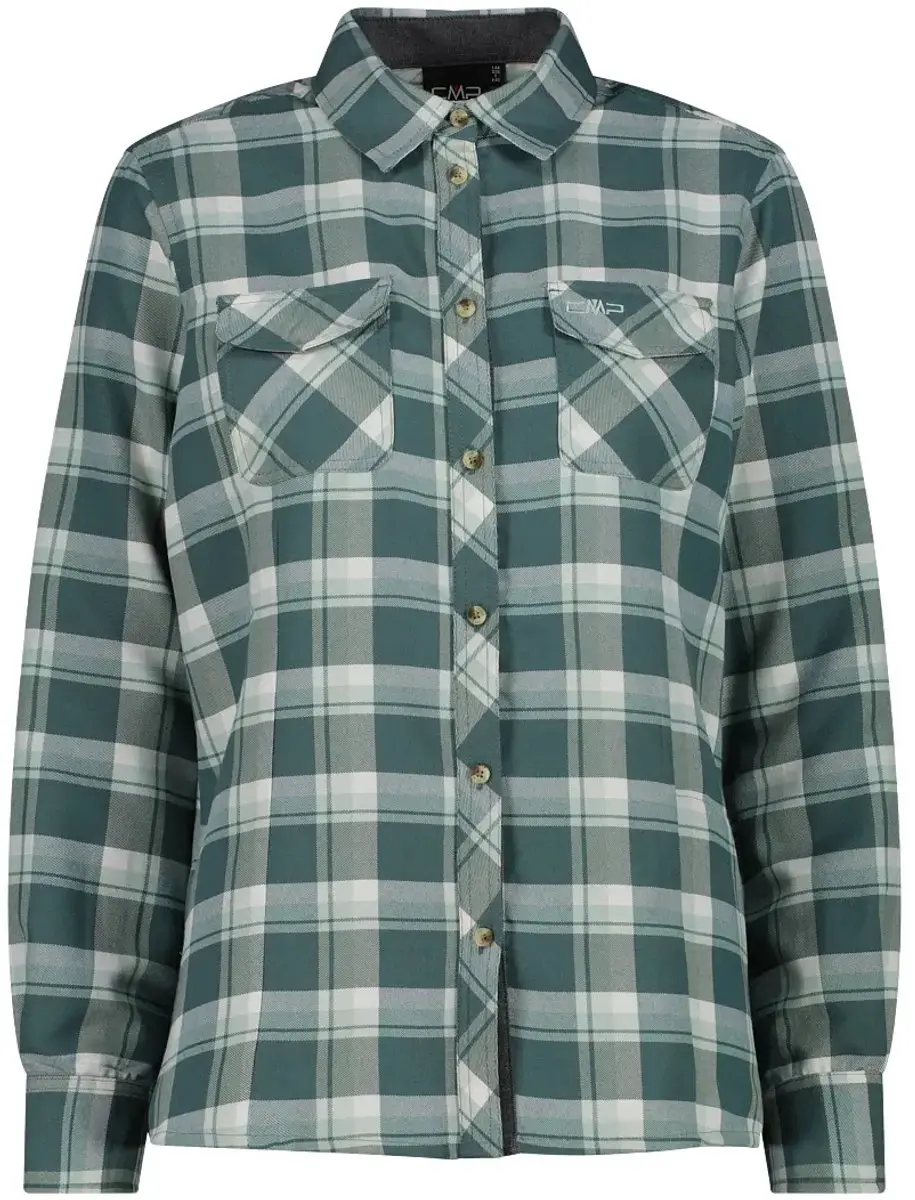 CMP Dames Blouse Lange Mouwen - Trek Green/Jade - afbeelding 3 van 6