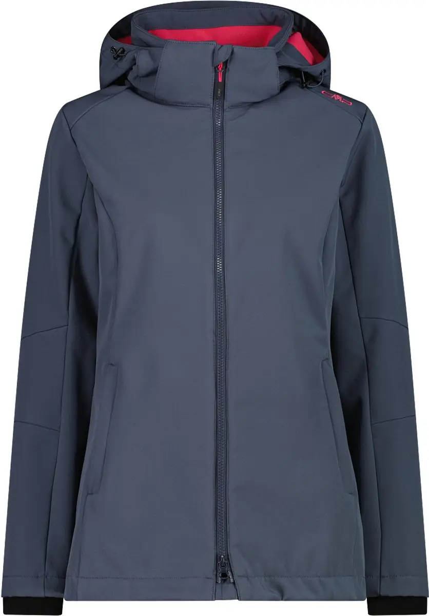 CMP Dames Wandeljas met Capuchon - Antraciet/Peony - afbeelding 6 van 6