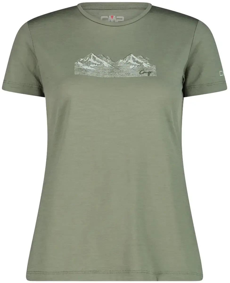 CMP Performance T-shirt dames - Crème - afbeelding 3 van 6