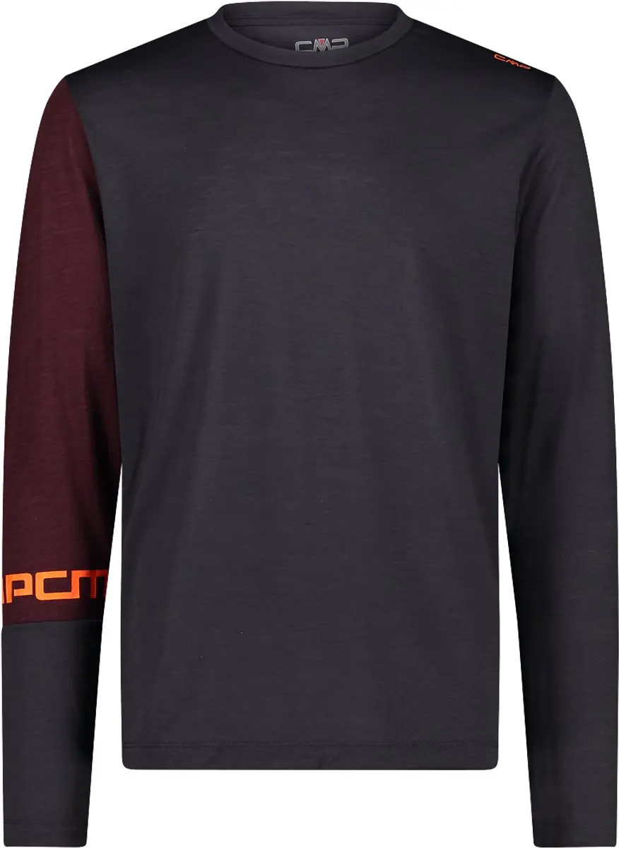 CMP T-shirt met lange mouwen - XXL - Zwartblauw - afbeelding 3 van 6
