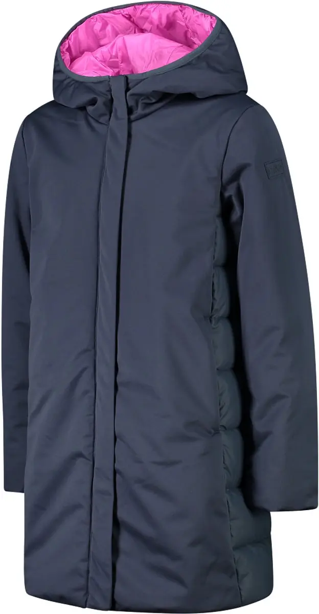CMP Meisjesjack met capuchon - pruim-roze fluo - afbeelding 6 van 6