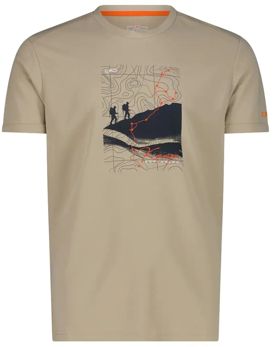 CMP Piqué Shirt met Adventure-print