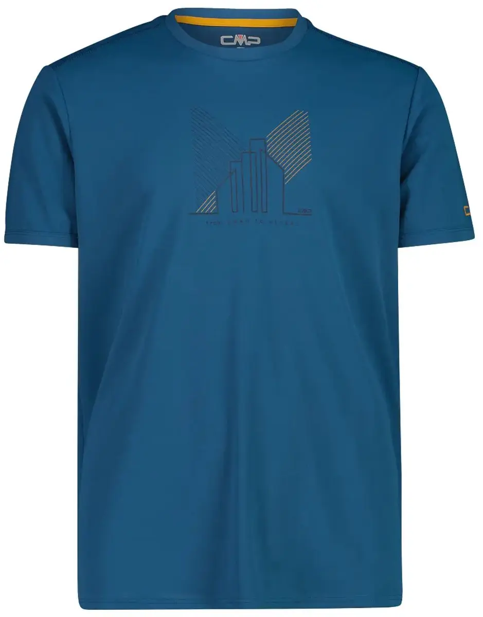 CMP Piqué Shirt met Adventure-print - Corda - 58 - afbeelding 3 van 6