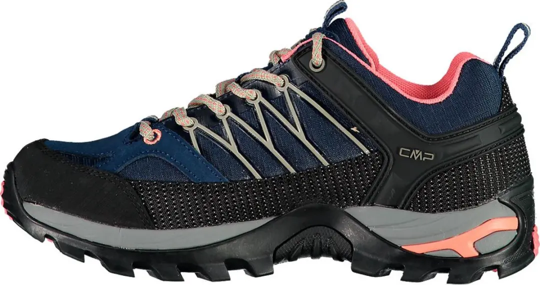 CMP Rigel Low WP Wandelschoenen Dames - Blauw/Koraal - 37 - afbeelding 2 van 3