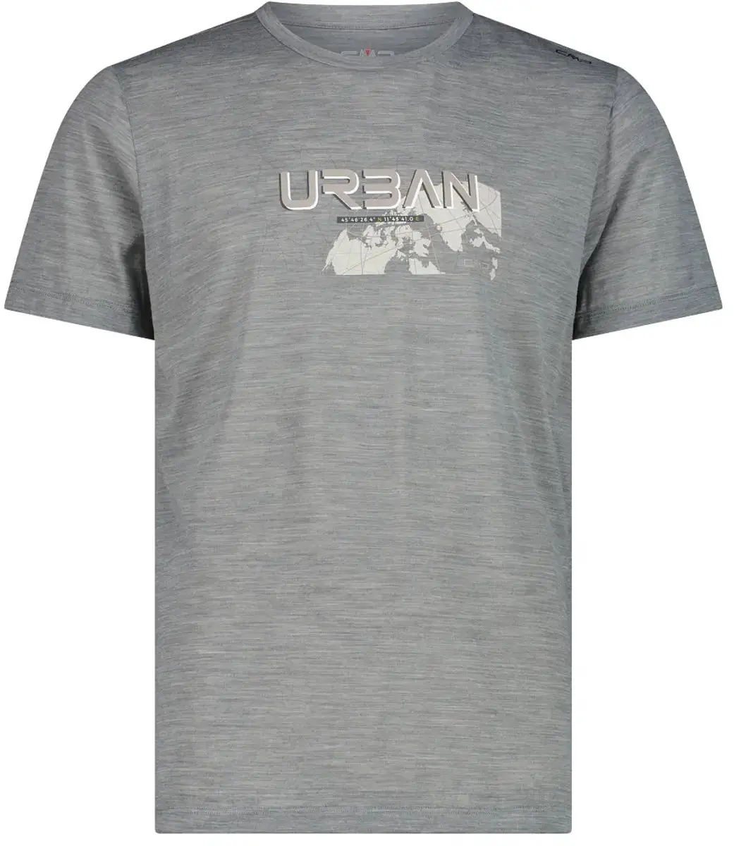 CMP Merino Performance T-shirt - Antracite Mel/Tortora - afbeelding 5 van 6