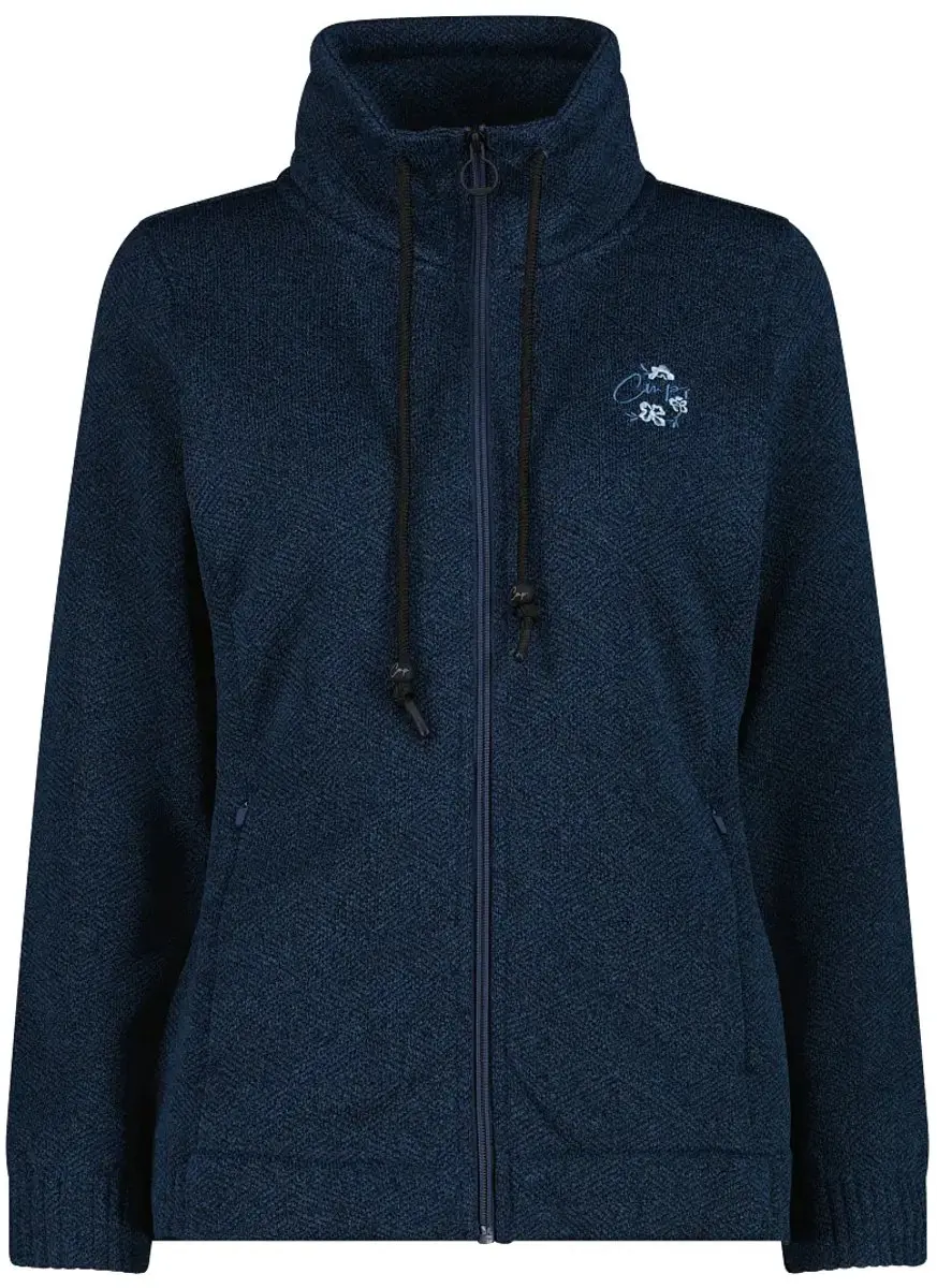 CMP Gebreid Technische Fleece Dames - Blauwe Inkt - XXS - afbeelding 5 van 6