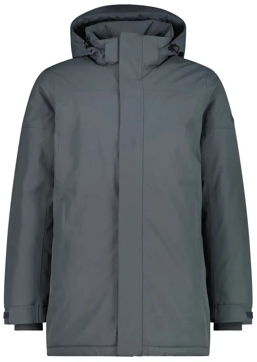 CMP Gevoerde parka met vaste capuchon - Grijs - afbeelding 3 van 6