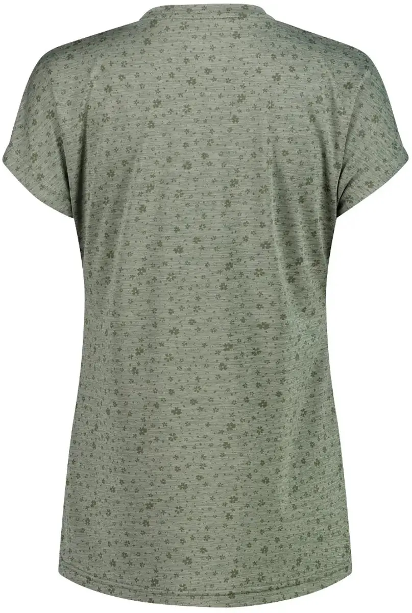 CMP Dames T-shirt met Bloemenprint - Avocado Mel - afbeelding 4 van 6