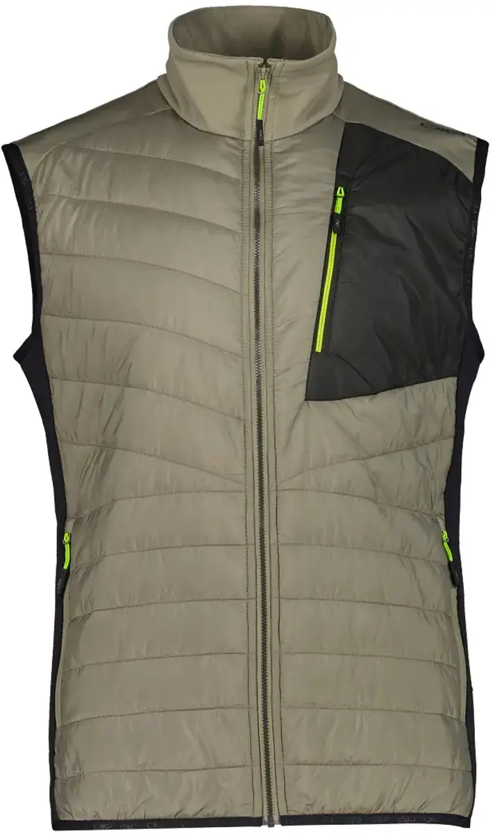 CMP Hybride Fleece Mouwloze Donsjas Stretch