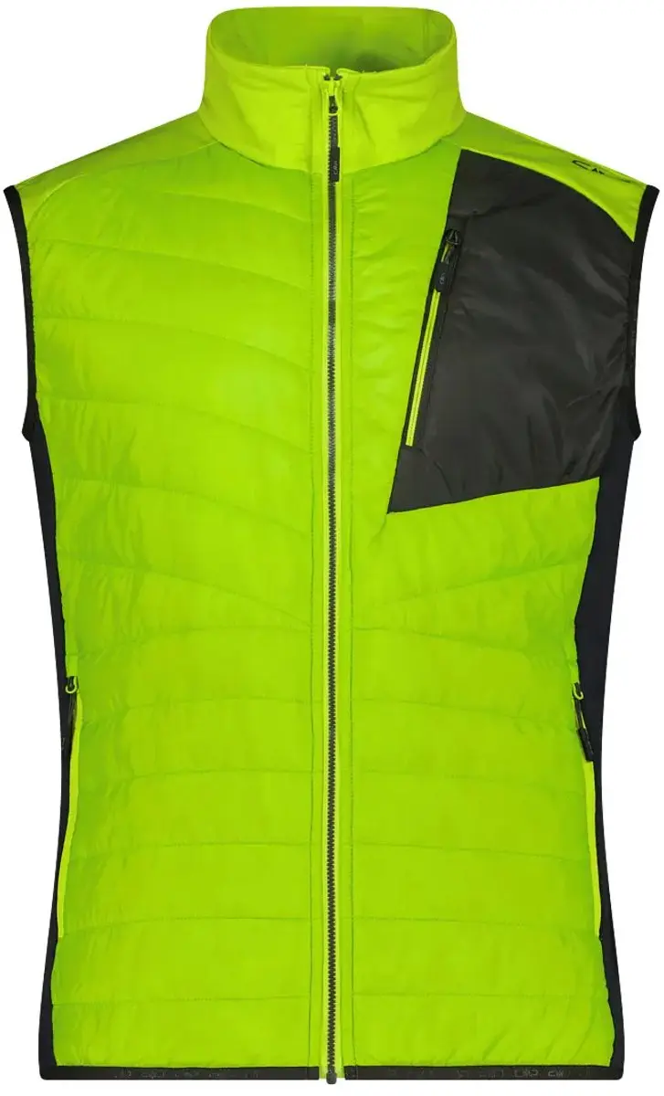 CMP Hybride Fleece Mouwloze Donsjas Stretch - Wit - afbeelding 3 van 6