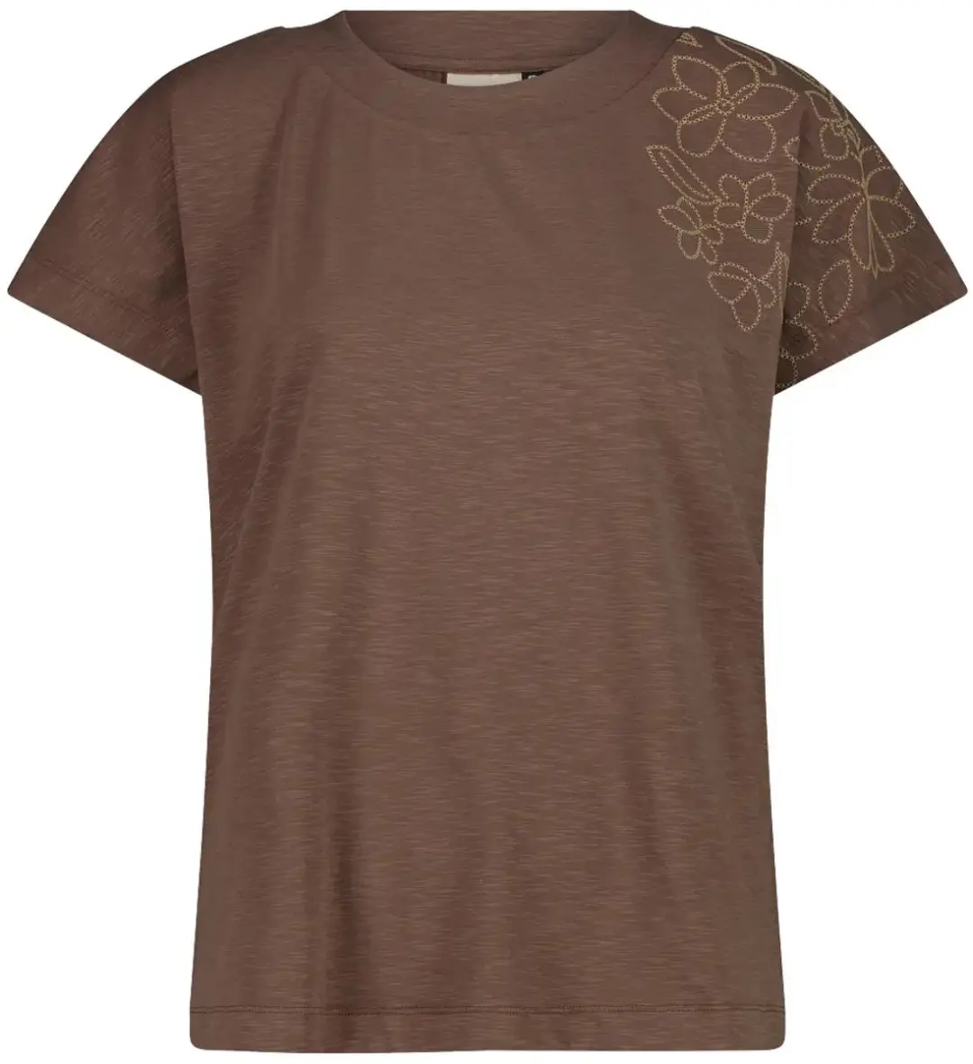 CMP Katoenen Jersey T-Shirt Dames - Toffee - XXL - afbeelding 3 van 4