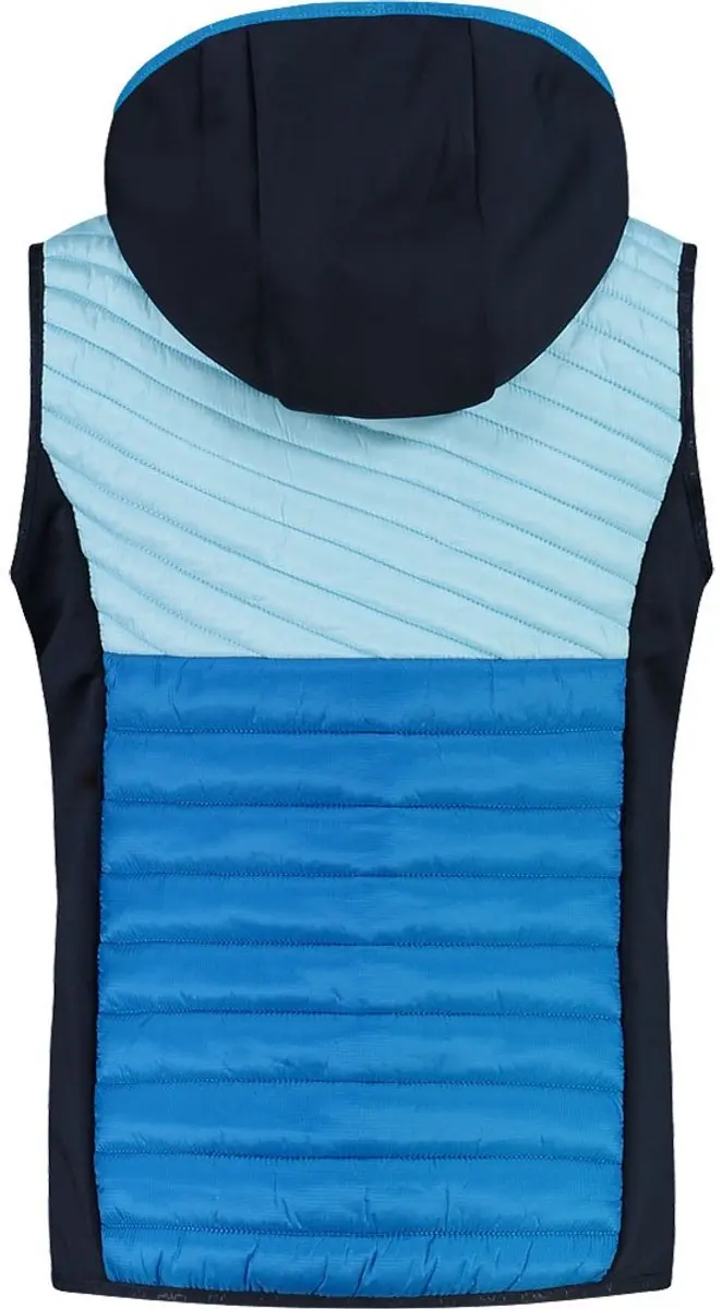 CMP Hybrid Fix Hood Vest Meisje - Basic Turquoise - 12 Jaar - afbeelding 2 van 6