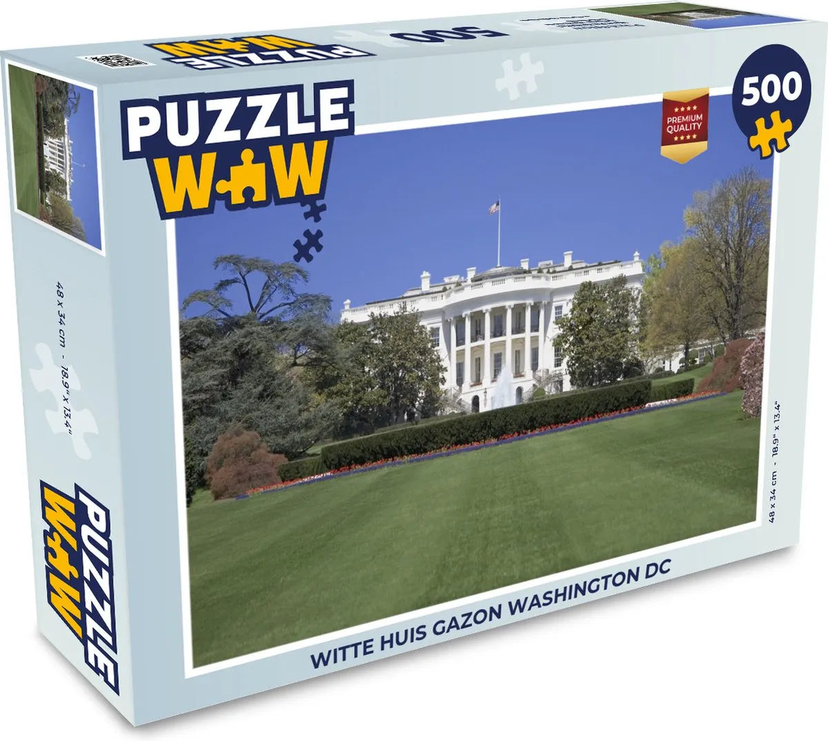 PuzzleWow Witte Huis Washington DC Legpuzzel 500 Stuks