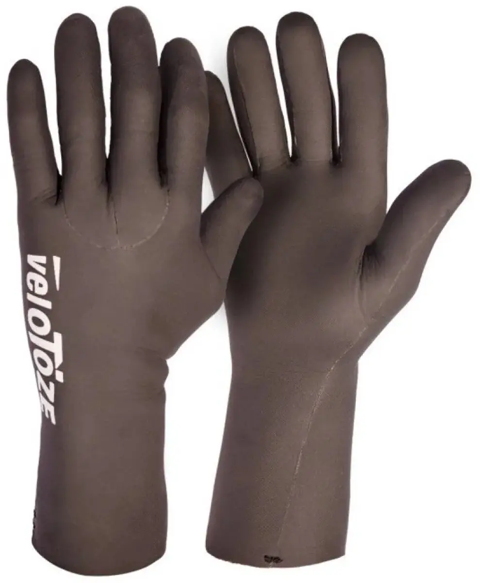 Velotoze Waterproof Fietshandschoenen - Zwart - L - afbeelding 2 van 6