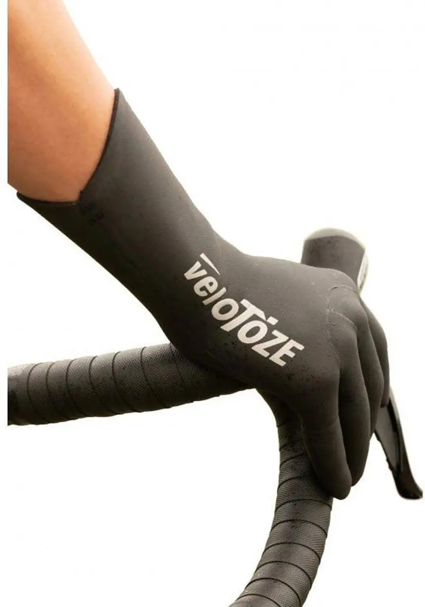 Velotoze Waterproof Fietshandschoenen - Zwart - L - afbeelding 6 van 6
