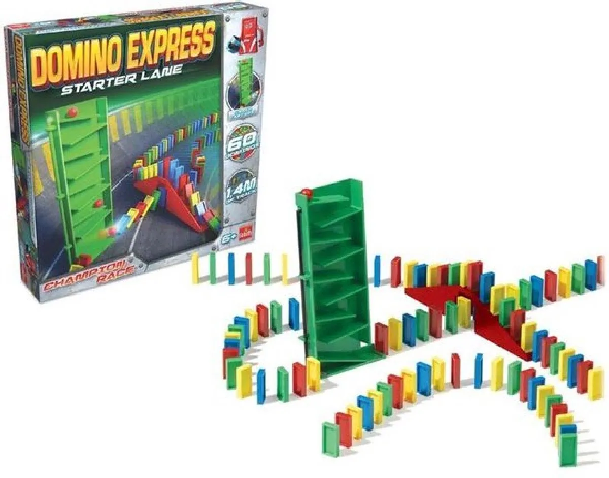 Goliath Domino Express Starter Lane Bouwset - 62 Onderdelen - Multicolor - afbeelding 6 van 6