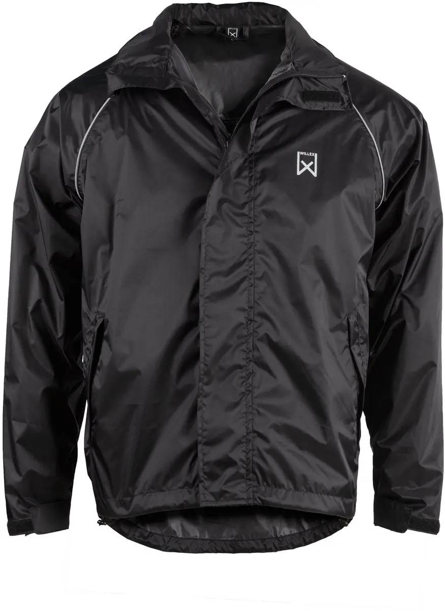 Willex Ademend Waterdicht Regenjack - Zwart - afbeelding 3 van 6