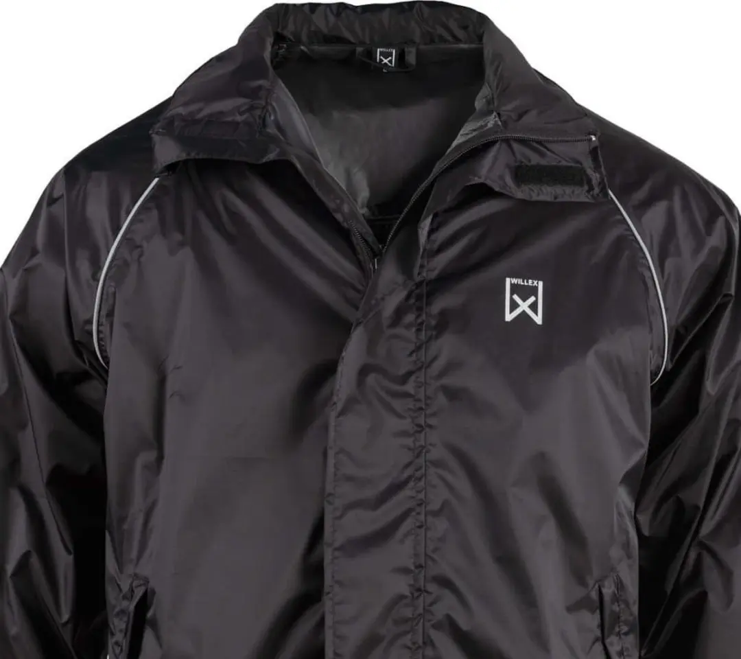 Willex Ademend Waterdicht Regenjack - Zwart - afbeelding 4 van 6