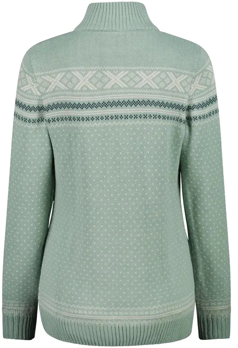 CMP Wooltech Pullover met halve rits dames - afbeelding 2 van 6