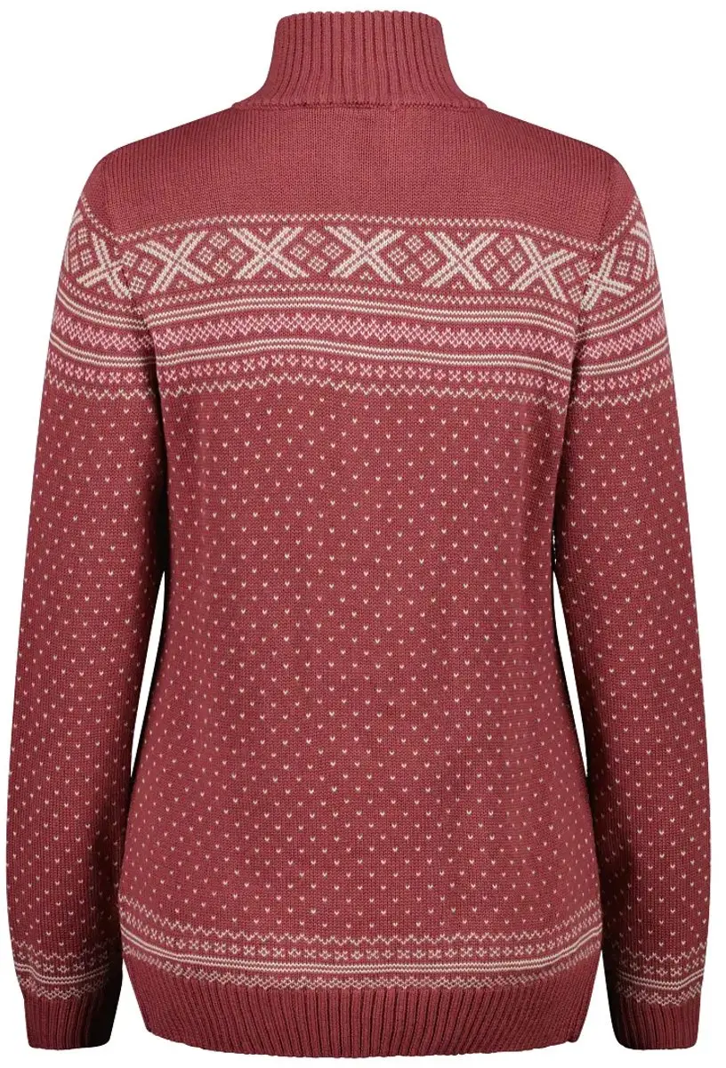 CMP Wooltech Pullover met halve rits dames - afbeelding 4 van 6