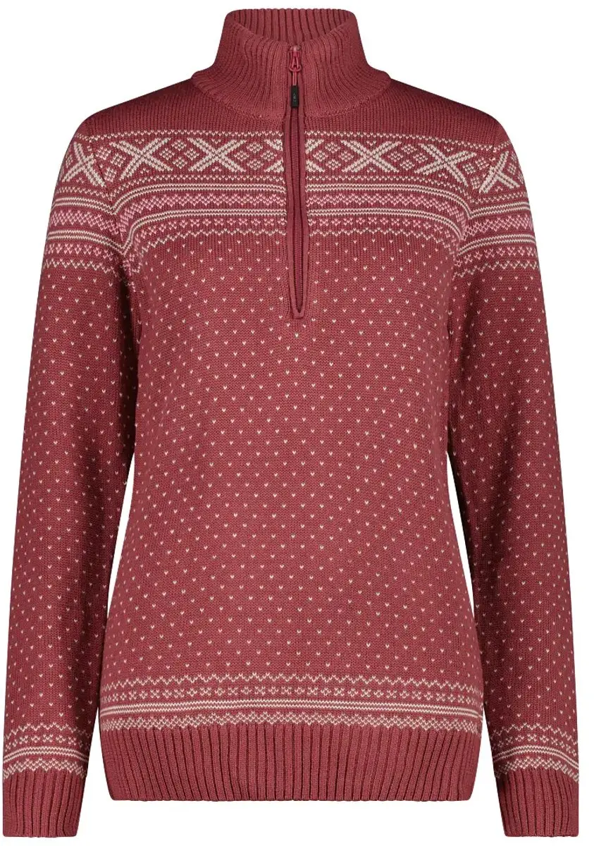CMP Wooltech Pullover met halve rits dames - afbeelding 3 van 6