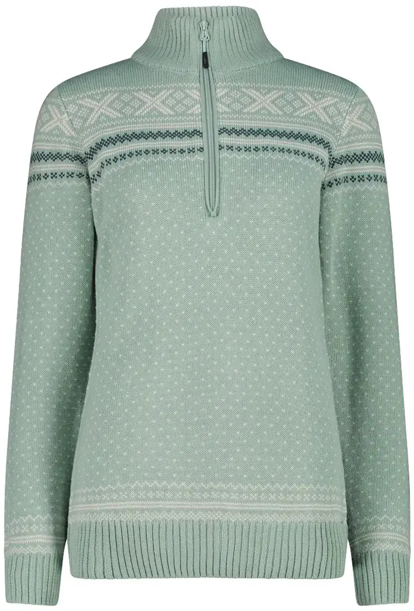 CMP Wooltech Pullover met halve rits dames - afbeelding 5 van 6