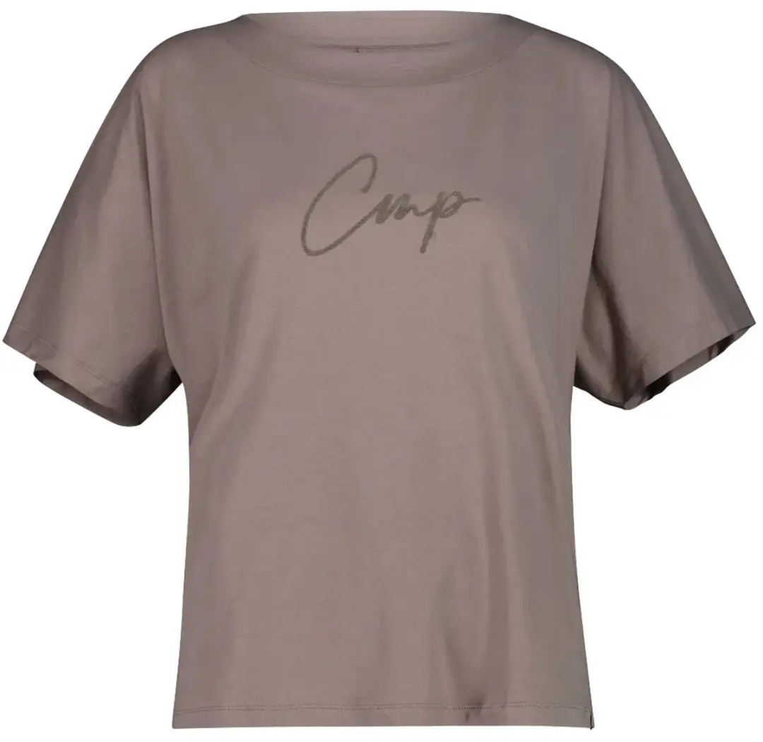 CMP T-shirt Biologisch Katoen Dames - Koraal - afbeelding 3 van 6