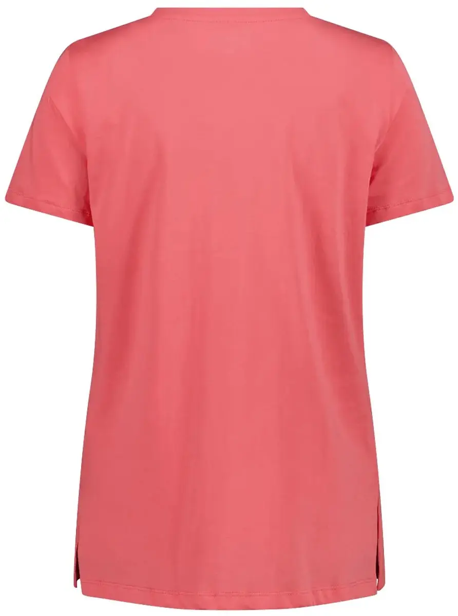 CMP T-shirt Biologisch Katoen Dames - Koraal - afbeelding 2 van 6