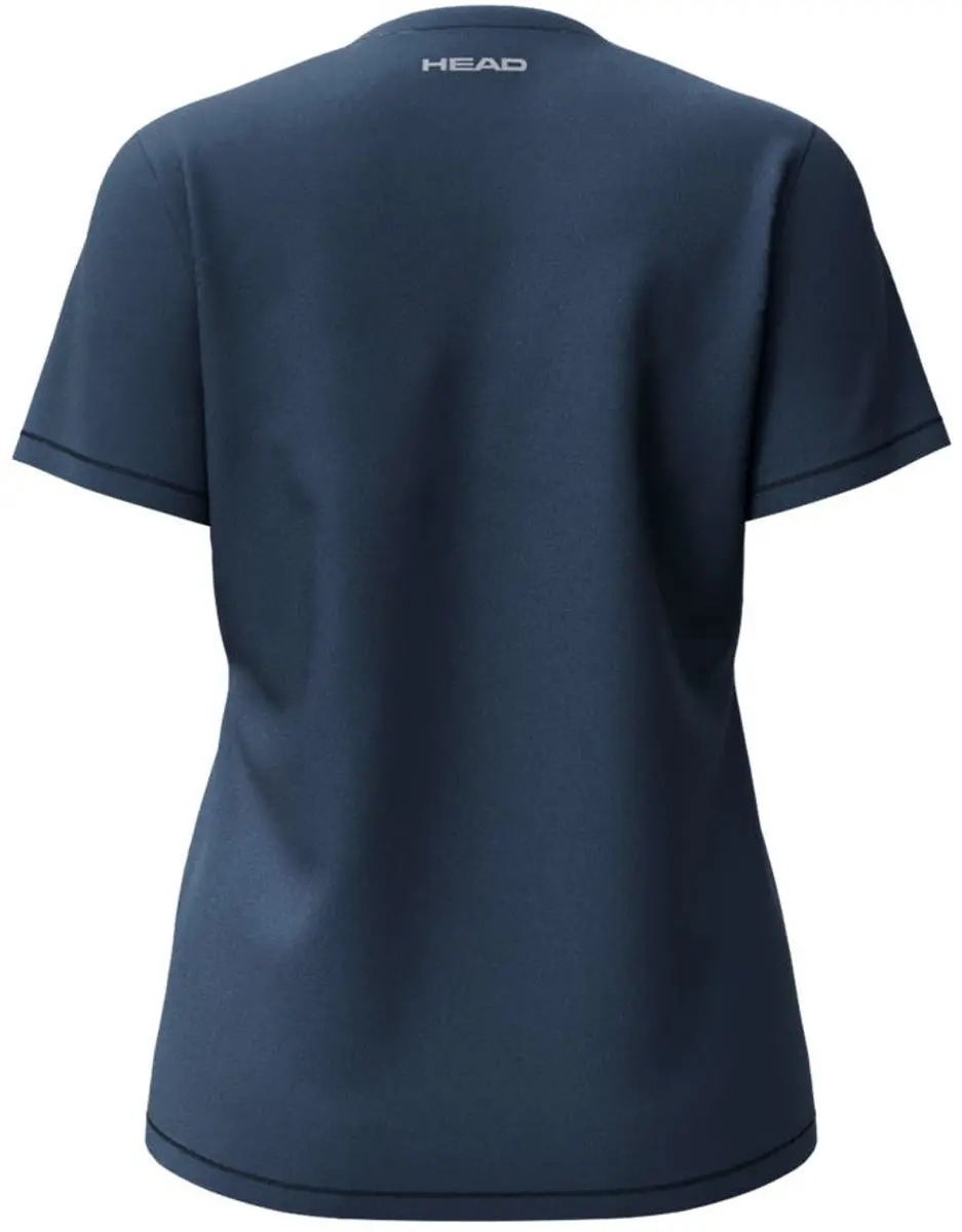 Head Racket Club Original Dames T-shirt - Navy - XL - afbeelding 4 van 4