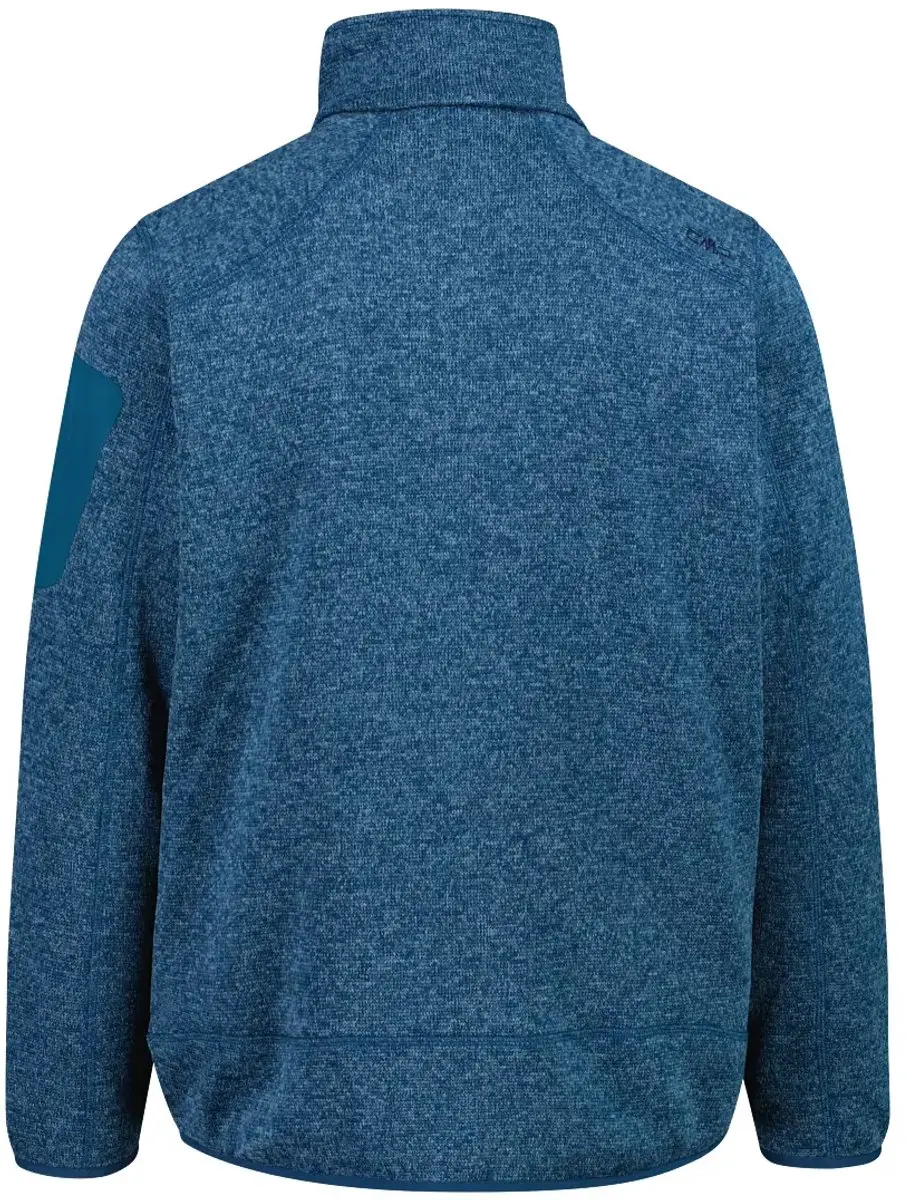 CMP Dikke Gemêleerde Fleece - Petroleum/Lighter - 4XL - afbeelding 2 van 6