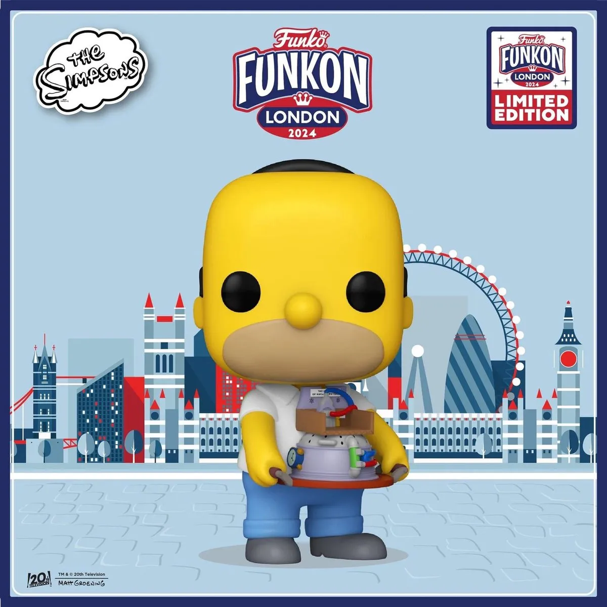 Funko Pop! The Simpsons Homer Simpson Reactor - 1630 - Geel