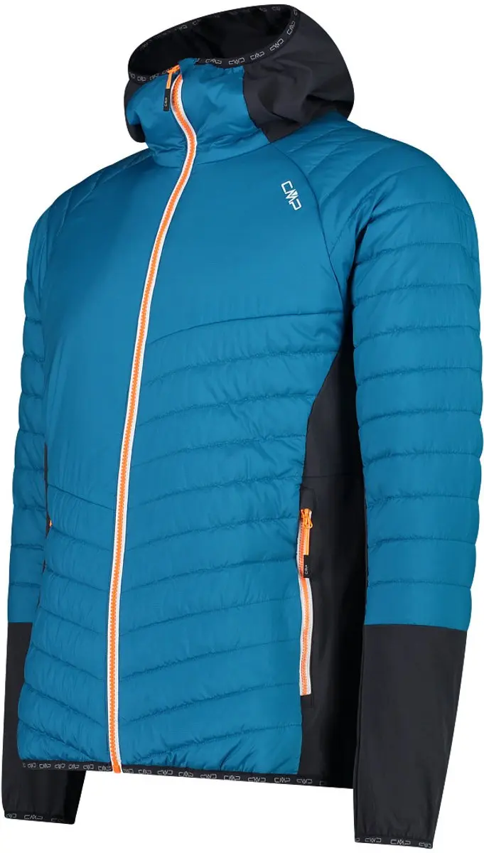 CMP Hybride Jas met Capuchon - Blauw - afbeelding 2 van 6